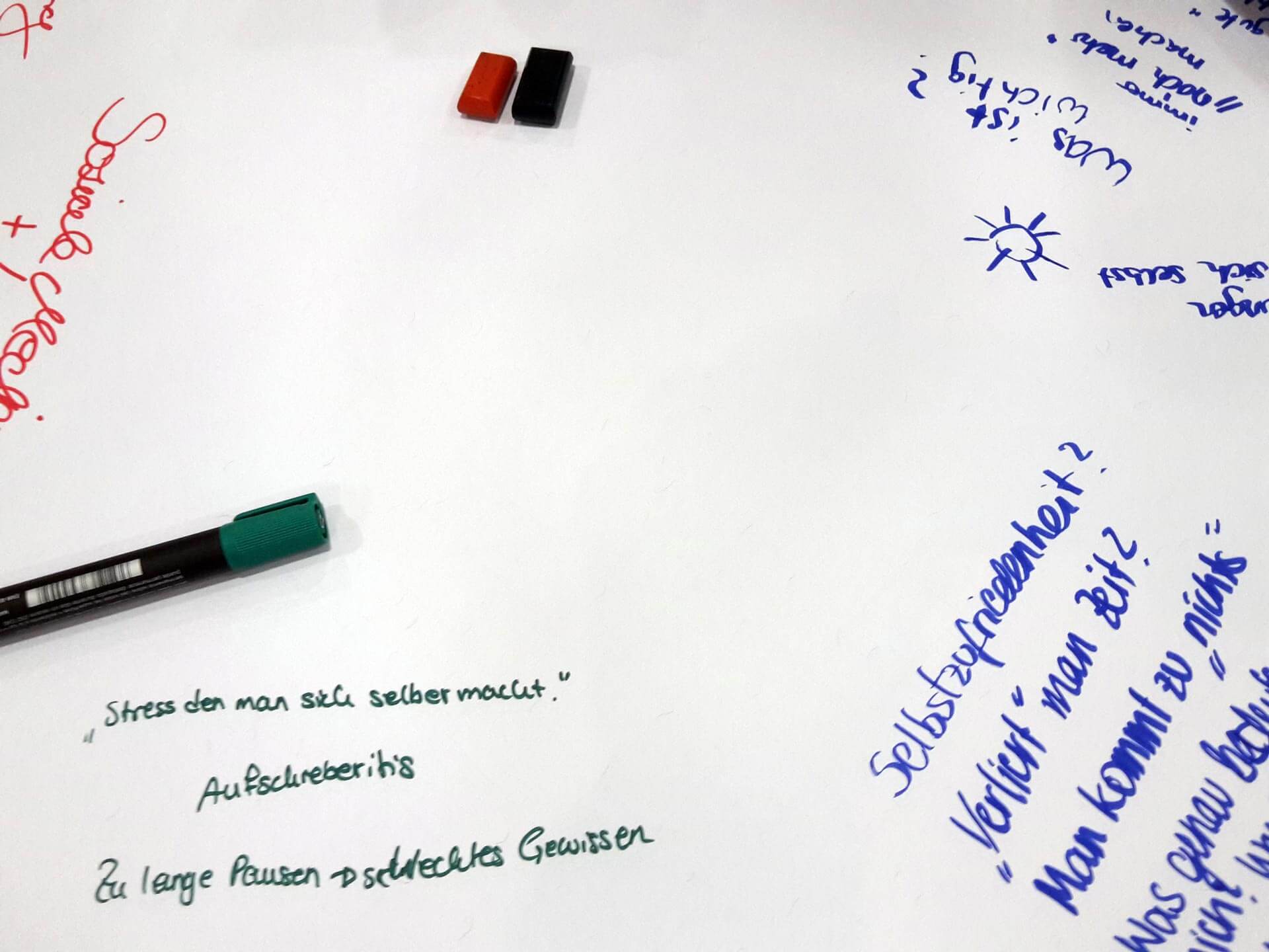 Trainingsgruppe in Bewegung